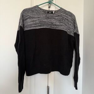 BDG Two-Tone Black and Gray Sweater